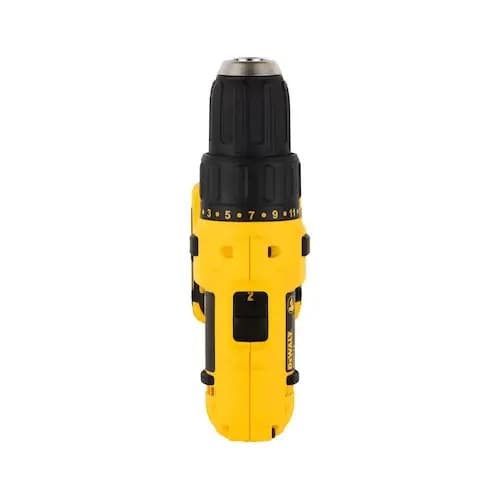 Taladro Percutor Atornillador Inalámbrico De 10mm Dewalt Dcd716d2 + 2 Baterías De 2ah + Accesorio Con Maletín De Transporte Amarillo