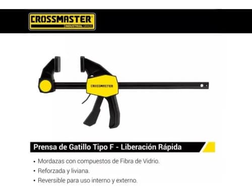 Prensa De Gatillo Tipo «f» Liberación Rápida 24 Crossmaster