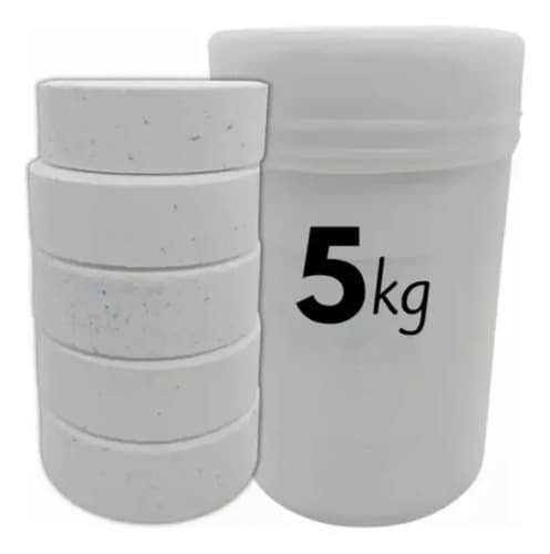 Cloro Tricloro Kushiro Sv 25 Pastillas 200g Acción Desinfectante Alguicida