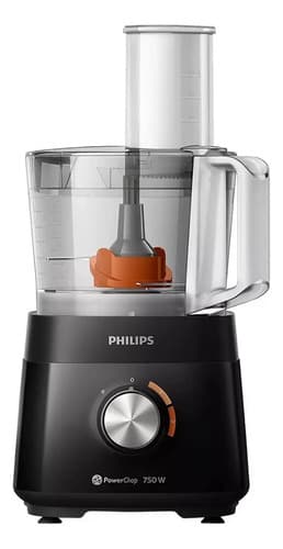 Procesador De Alimentos Philips Hr7302/90 750w Accesorios Ub Negro