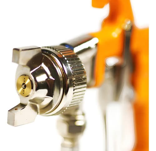 Pistola Para Pintar Lusqtoff De Baja 1,8mm Succión Tacho 1lt Color Naranja