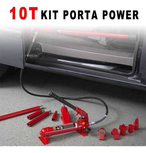 Gato Hidráulico Kepoureomq Porto Power De 10 T