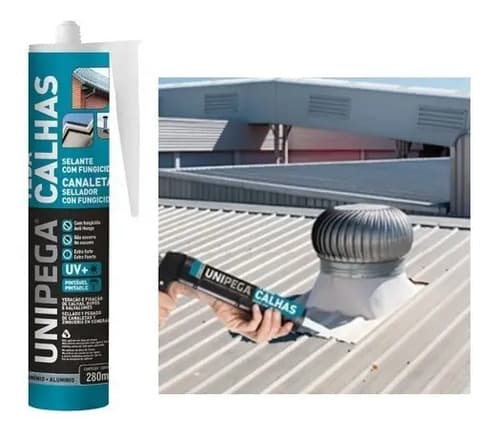 Sellador Veda Gutters Unipega Con Fungicida