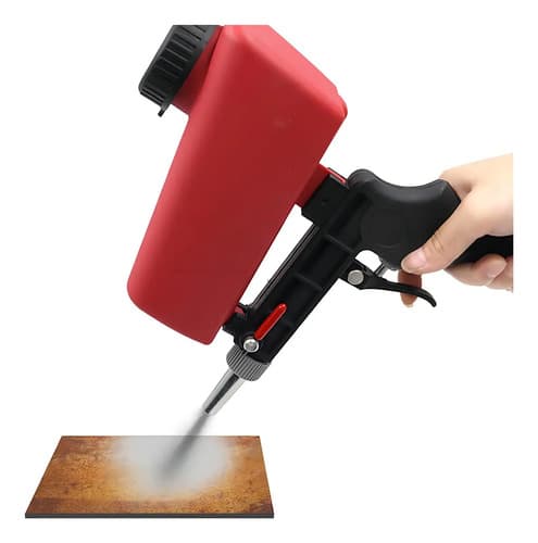 Arenadora Portátil Pistola Chorro De Arena 600ml Metal