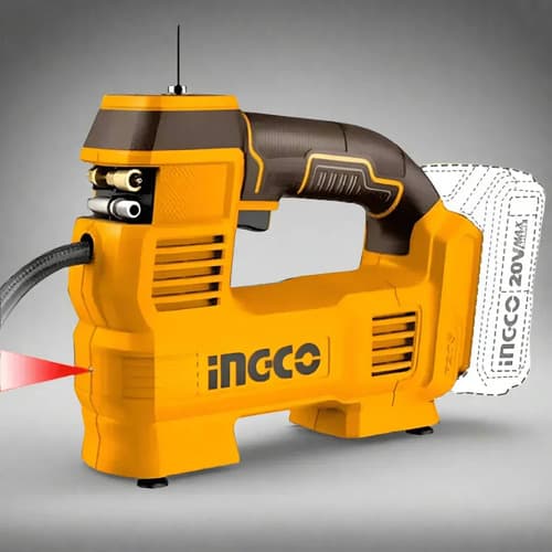 Compresor De Aire 160psi 11bar P20s S/bat Ingco Cacli2012 Naranja Claro 694 Monofásica