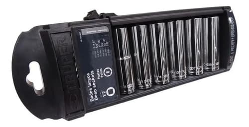 Juego Set 6 Tubos Largos PuLG Enc 1/2'' Hexagon Truper 14174