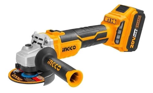 Amoladora Angular Inalámbrica Ingco P20s Cagli11522 De 50 hz/60 hz Color Naranja 220 v + Accesorios