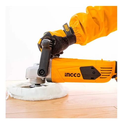 Pulidora Industrial 1400w Ingco Ap14008 Naranja Claro