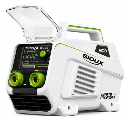 Soldadora Inverter Sioux 200a Electrodo Portátil 220v Blanco
