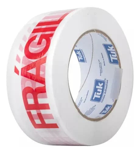 Pack 3 Cintas Adhesivas Empaque Frágil Tuk 48 Mm X 150 M