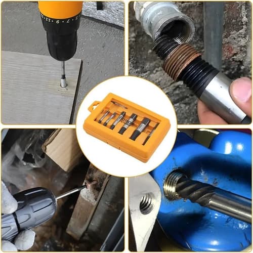 Juego De Extractor De Pernos Rotos De 8 Piezas Hoteche