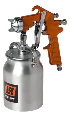 Pistola Para Pintar Neumática De Alta Presión Lusqtoff As-1050 Color Naranja