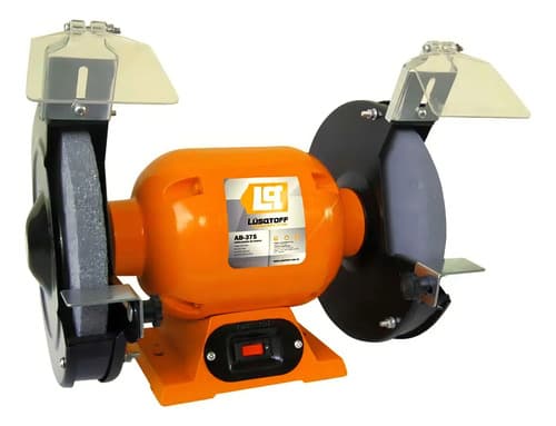 Amoladora De Banco 375 W Lusqtoff Color Naranja Frecuencia 50 Hz