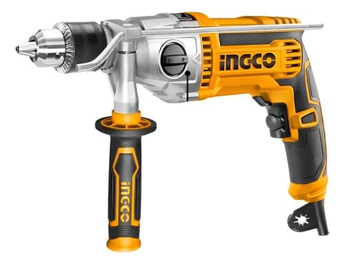 Taladro Percutor 16mm 1100w 2 Vel Ingco Id211008 - Amarillo - 50/60hz
