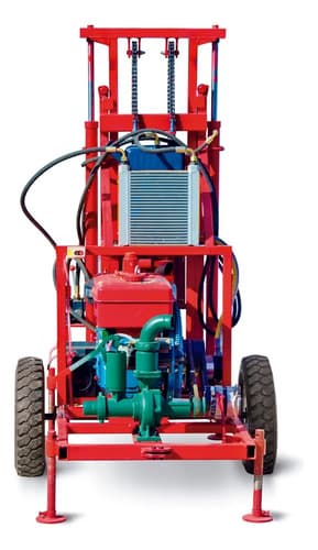 Perforadora Equus Para Pozos De Agua Diesel 100 Metros Gris Círculo