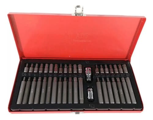 Puntas Estriadas Allen Torx - Set 40 Piezas