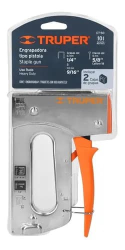 Truper Et-50 Engrapadora Clavadora Grapas Profesional