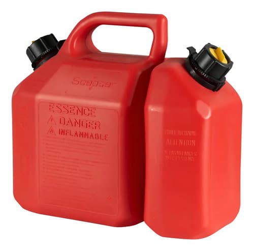 Bidón Doble Scepter Nafta Gasolina Plástico 8.5 Litros Seguridad Infantil