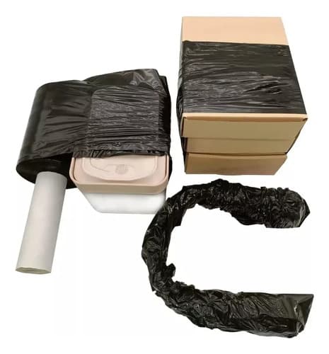 Nylon Film Stretch Con Mango Negro Embalaje Rollo De 600g Negro
