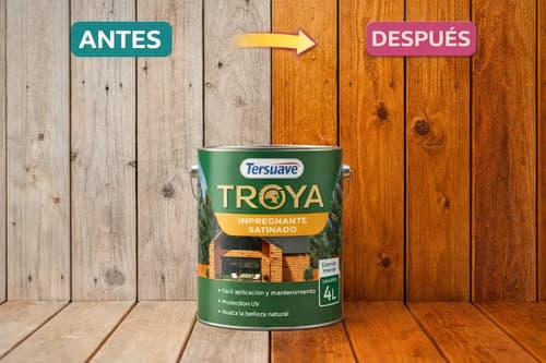 Impregnante Troya Satinado Tersuave Int / Ext 4 Lt Color Natural