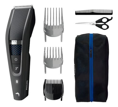Cortadora De Pelo Philips Series 5000 Hc5632 Negra Negro
