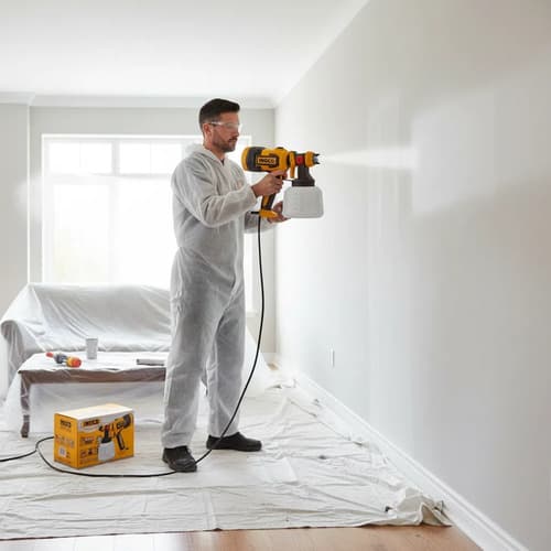 Equipo Pistola Pintar Electrica 530w T Plastico 1000ml Ingco