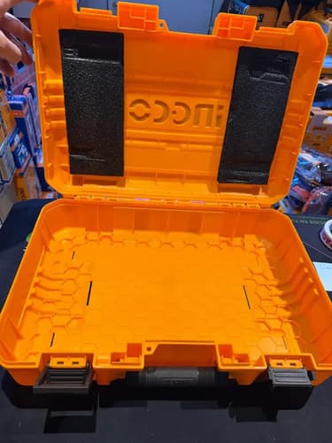 Maletín Valija Estuche Ingco Vacío Grande Para Herrramientas Naranja Claro