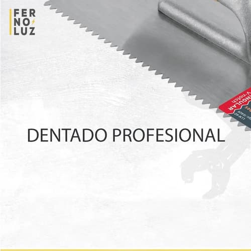 Llana Dentada Albañil 275 X 125 Mm 6 Remaches Truper 15415