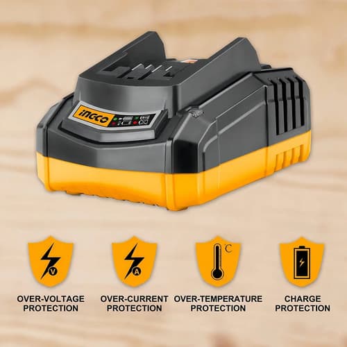Cargador Bateria 20v 2.0ah Power Ion Litio Linea P20s Ingco
