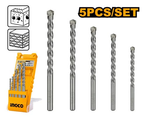 Taladro Percutor Ingco 850w + Mechas Metal Madera Concreto Color Amarillo Frecuencia 50hz/60hz