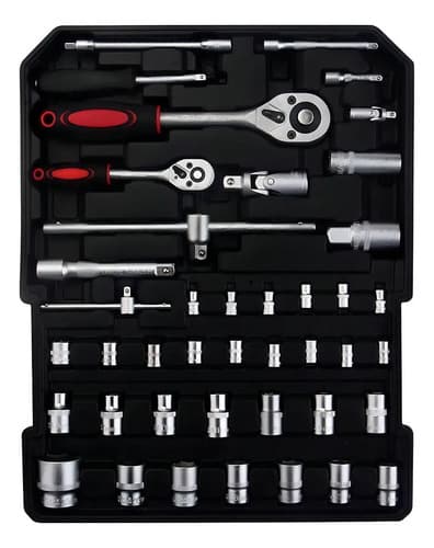 Valija Kit Caja Metalica Herramientas 499 Piezas Dimm Color Plateado