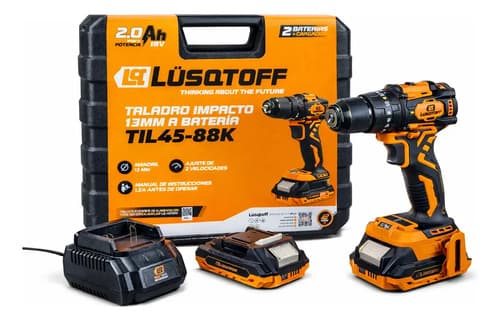 Taladro Lüsqtoff Profesional Til45-8bk Maletín De Transporte Naranja 50