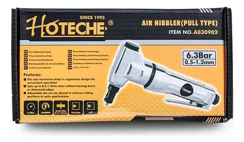 Corta Chapa Neumatico 6.3 Bar Hoteche A830902 Color Plateado