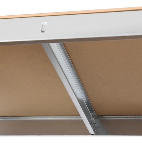Estanterías Metálicas De Marco Mustang 5 Estantes Ajustables 40cm Galvanizado