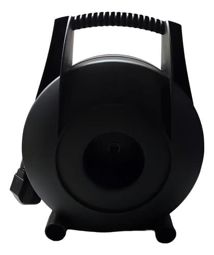 Alargue Carrete Enrollador 10 Metros - 4 Tomas Shucko Vivion Negro