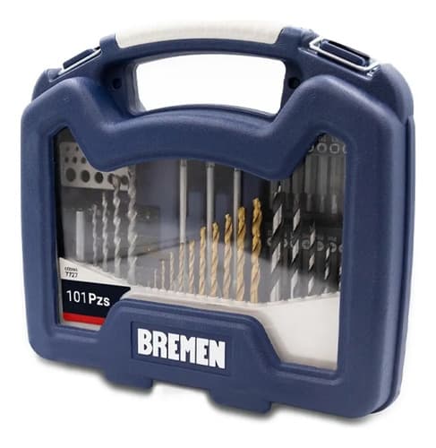 Set Kit Bremen 101 Pz Mechas Puntas Paleta Titanio 7727