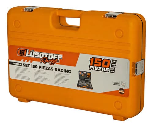 Set De Herramientas 150 Piezas - Racing Lusqtoff Color Naranja