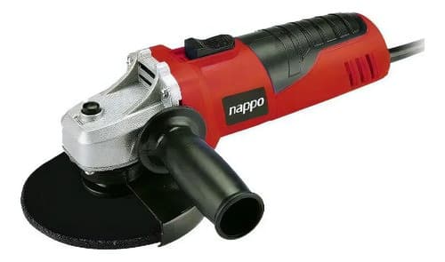 Amoladora Angular Nappo Nha-003 De 50 hz Color Rojo 650 w 220 v + Accesorio