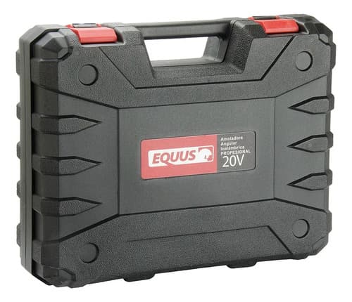 Amoladora Inalambrica Equus 7601 Brushless 20v 1 Batería 4.0 Rojo