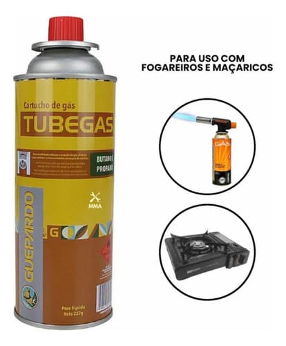 Pack De 8 Latas De Gas Butano Para Estufa De Camping Y Soplete Culinario Amarillo