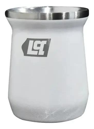 Mate De Acero Inoxidable 300ml Lusqtoff Blanco (mod Matlb-9 Lisa