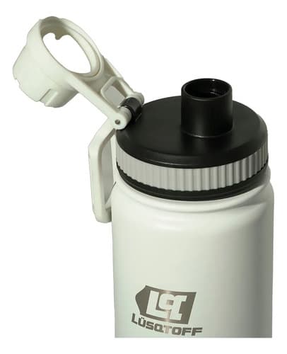 Botella Térmica Lusqtoff Acero Inoxidable 750 Ml Calor Frio Color Blanco