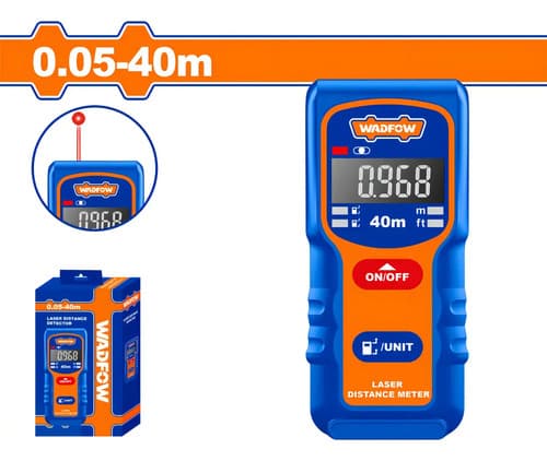 Kit Nivel Laser 5 Lineas 40 M + Medidor De Distancia Wadfow