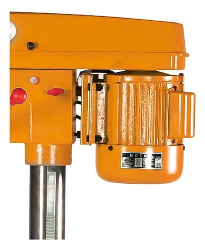 Taladro De Pie Perforador 20mm 16 Velocidades Lusqtoff Color Naranja Frecuencia 50 Mhz