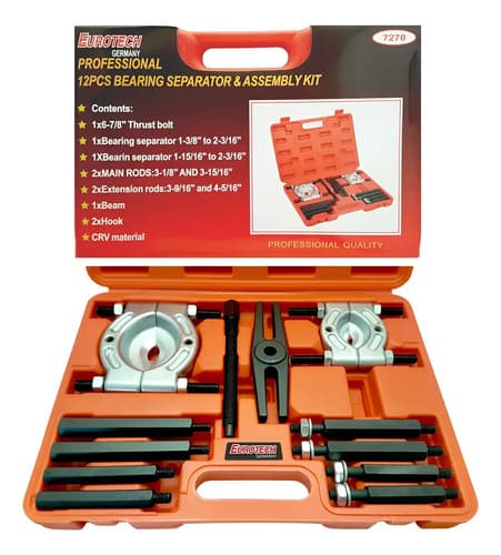 Kit Extractor De Rulemanes Cepo - 30-50mm 50-75mm - Eurotech