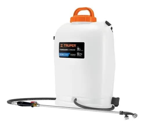 Fumigador 18l Eléctrico Batería Recargable 12v Truper 101745 Blanco