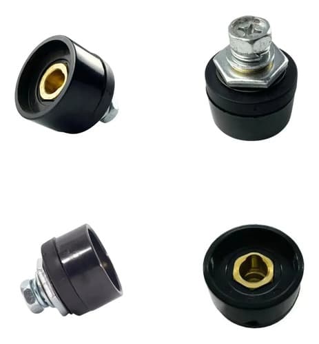 Kit De Conectores De Soldadura De 9 Mm Con Inversor De 4 Ganchos Con Electrodos De Plasma Mig Tig De 2 Machos Y 2 Hembras