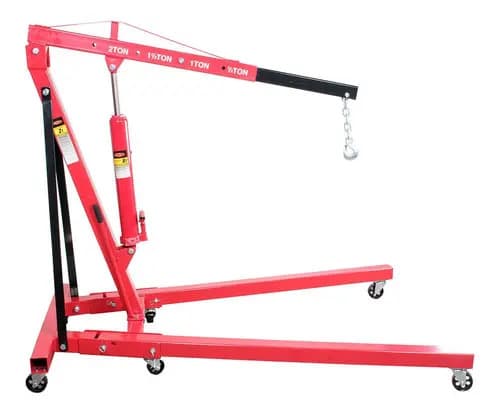 Pluma Hidráulica Plegable Automotriz Motor 2ton Hessen Pro