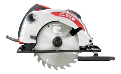 Equus Eq8505 Sierra Circular 7 1/4 1400w Profesional Color Rojo Frecuencia 1400