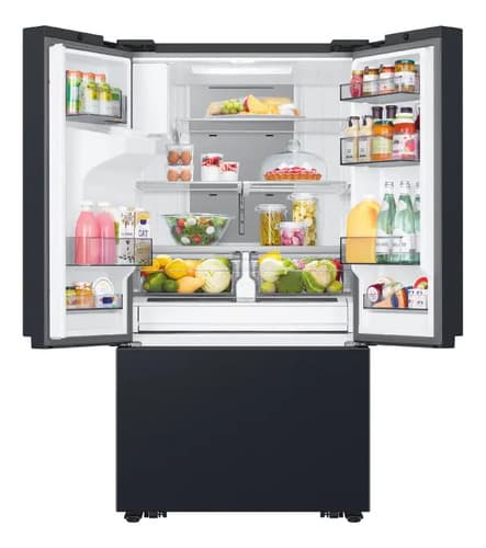 Heladera Side By Side Samsung Inverter 867l Disp Agua Negro